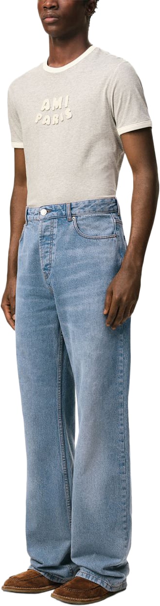 AMI Paris Jeans Light Blue Blauw
