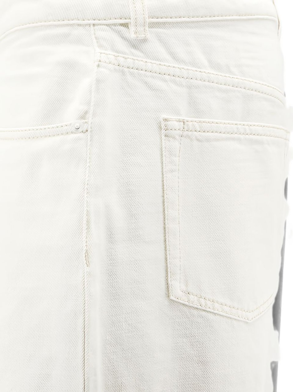 AMI Paris Jeans Ecru Wit