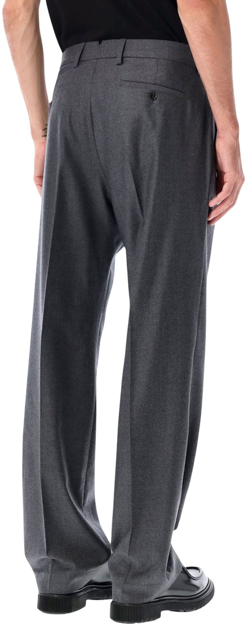 AMI Paris Straight Pants Grigio Grijs