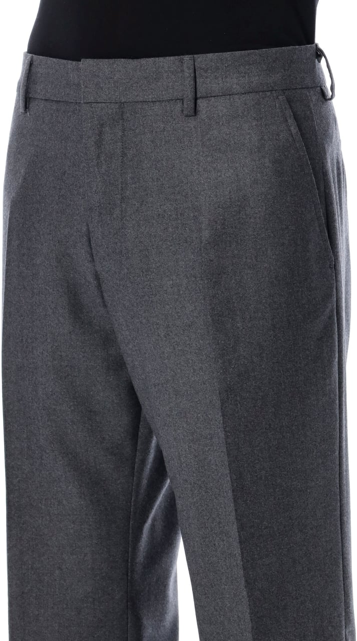 AMI Paris Straight Pants Grigio Grijs