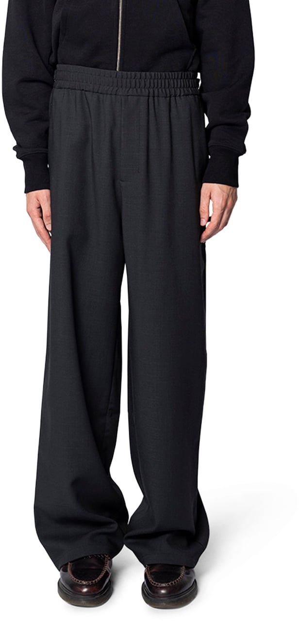 AMI Paris ELASTIC TROUSERS ANTHRACITE Grijs