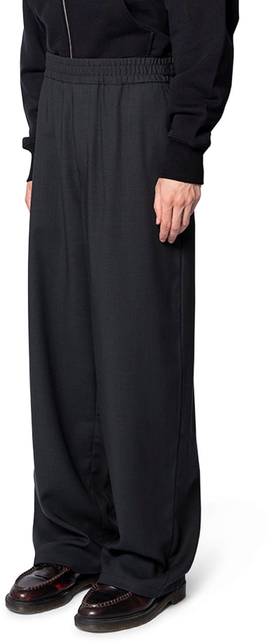 AMI Paris ELASTIC TROUSERS ANTHRACITE Grijs