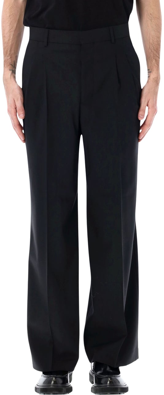 AMI Paris Ami Paris double pleat trousers Zwart