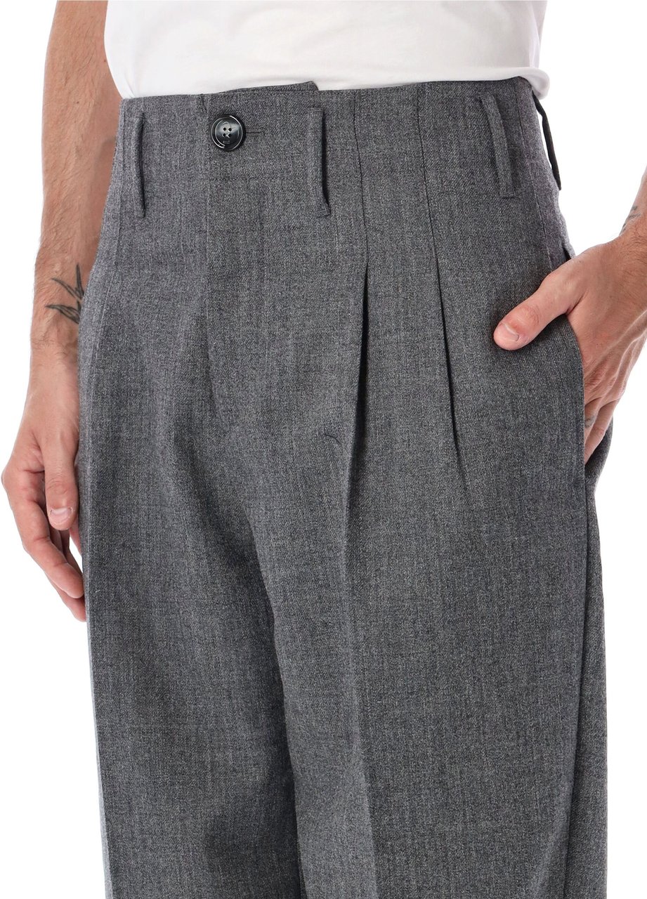 AMI Paris Zuit Double Pinces Pant Grigio Grijs