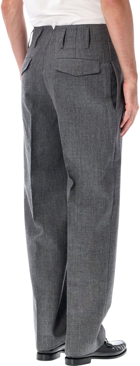 AMI Paris Zuit Double Pinces Pant Grigio Grijs