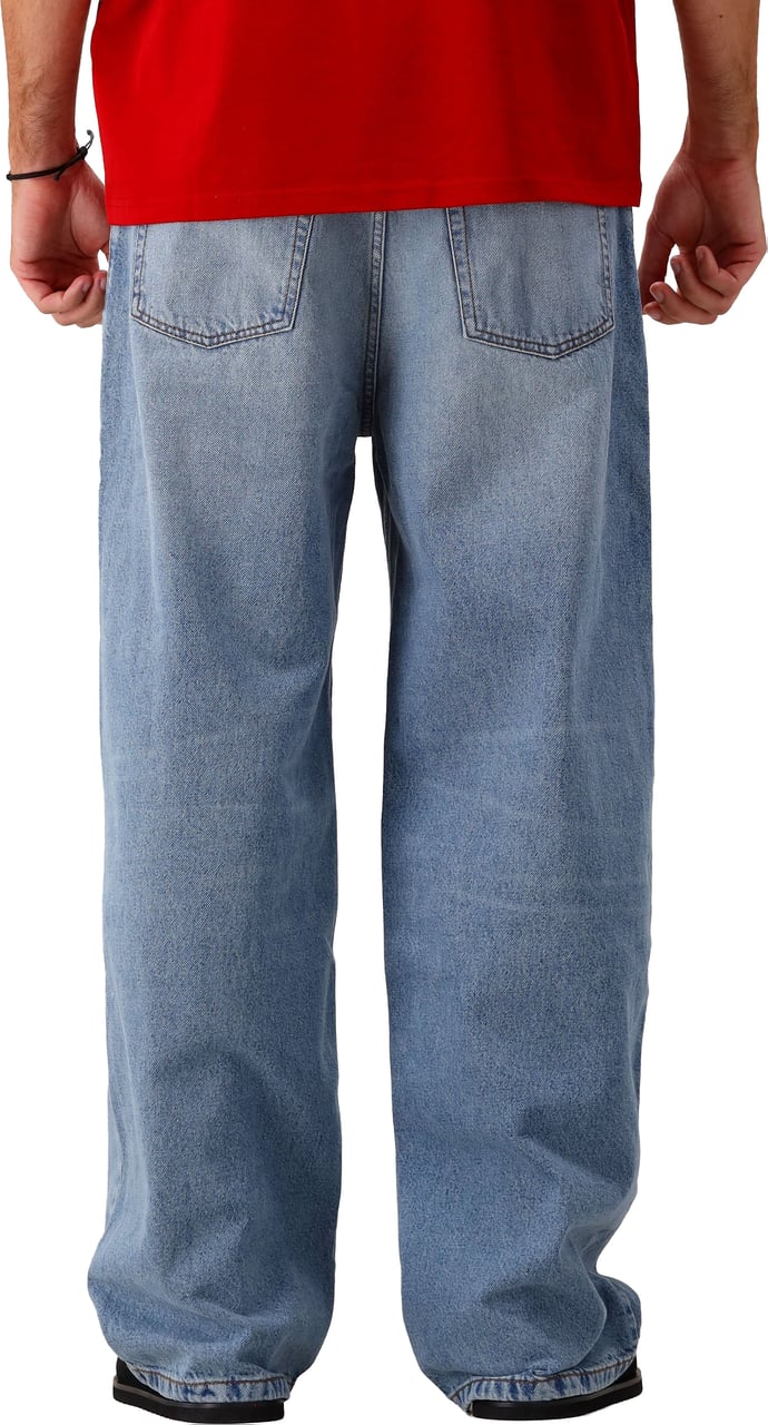 AMI Paris Jeans Blauw Baggy Fit Blauw