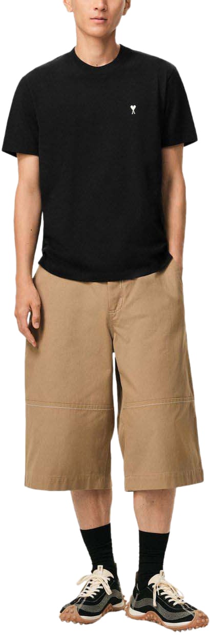 AMI Paris T-Shirts And Polos Black Zwart