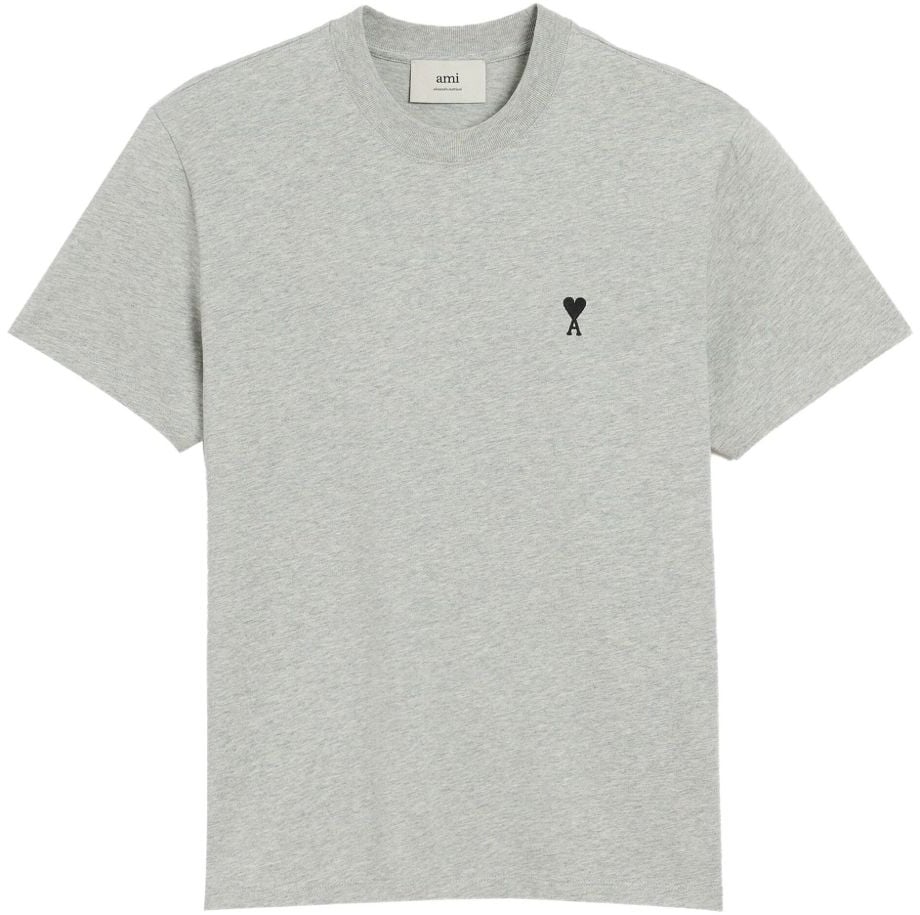 AMI Paris T-Shirts And Polos Gris Cendré Grijs