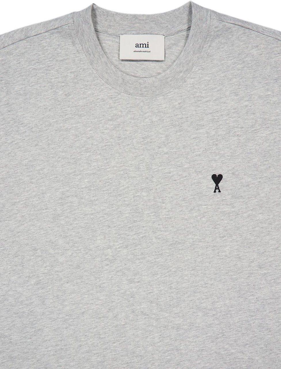 AMI Paris T-Shirts And Polos Grey Lichtgrijs