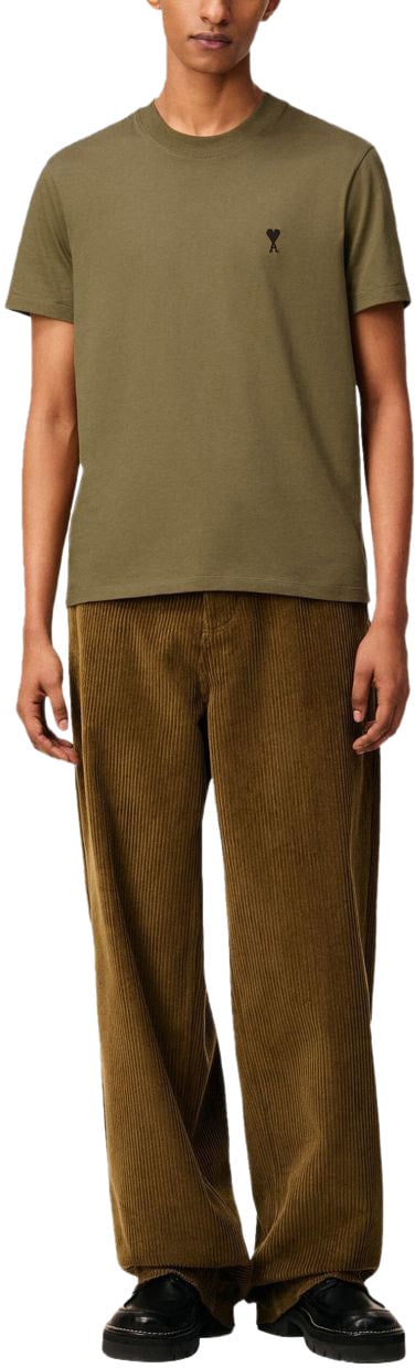 AMI Paris T-Shirts And Polos Brown Bruin