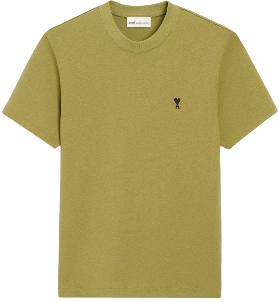 AMI Paris T-Shirts And Polos Green Groen