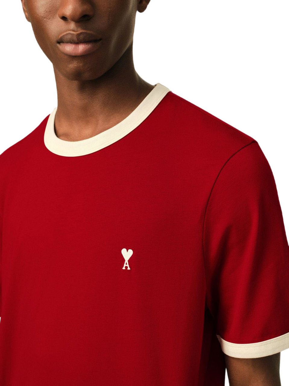 AMI Paris T-Shirts And Polos Rouge Rood