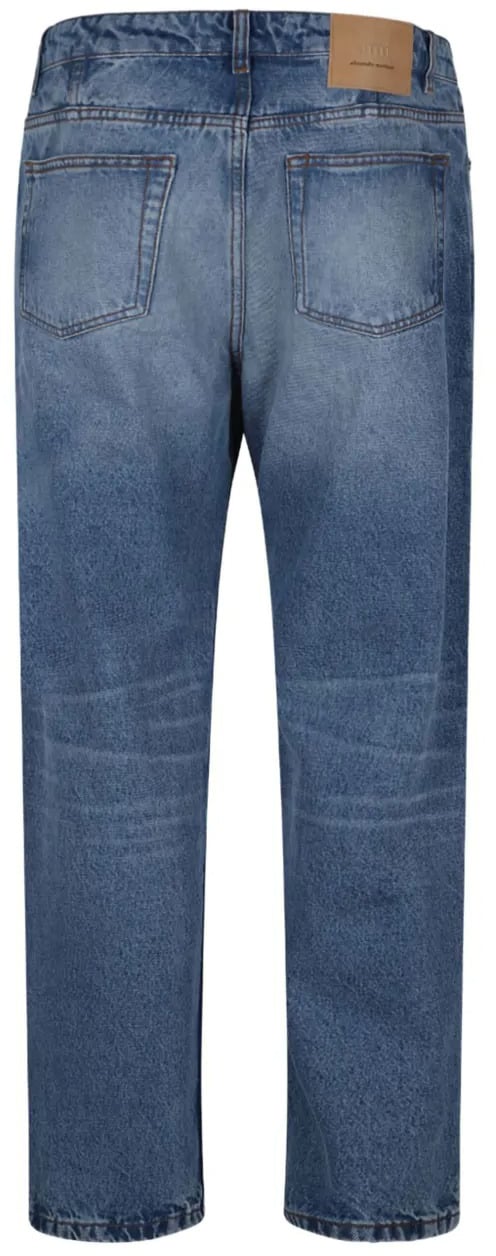 AMI Paris jean a coupe fuselee Blauw