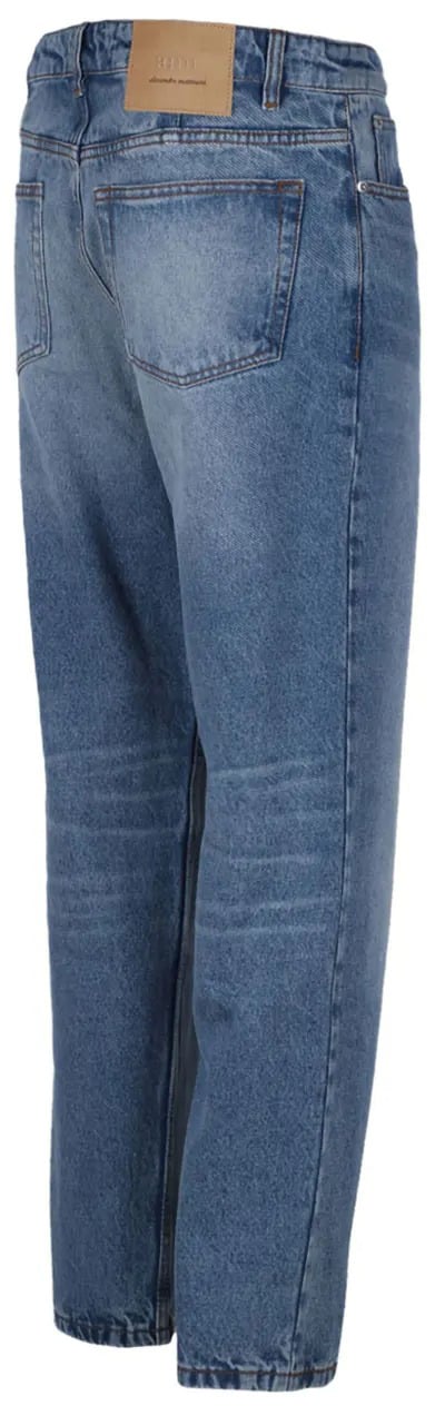 AMI Paris jean a coupe fuselee Blauw