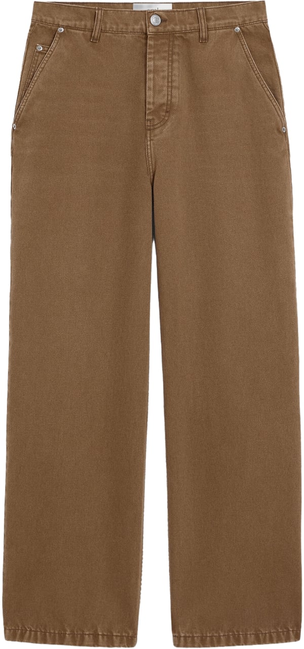 AMI Paris JEANS LARGE FIT LICHTBRUIN Bruin