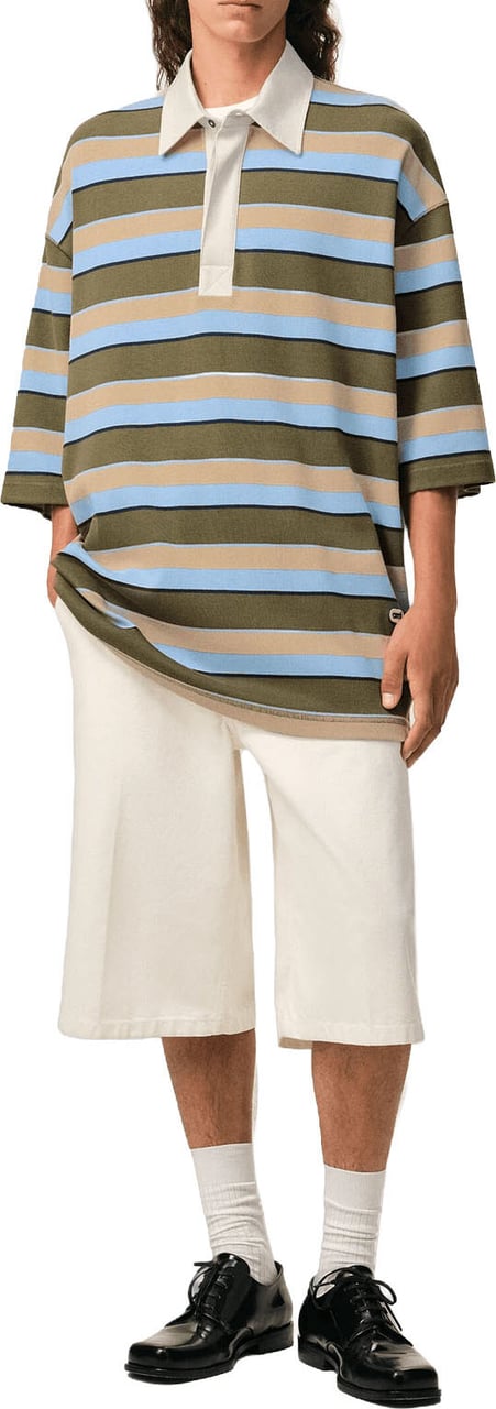 AMI Paris POLO AMI OVERSIZED BLAUW Divers