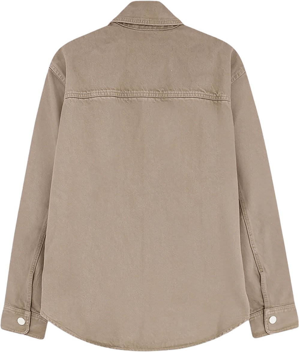 AMI Paris GEHAAKT OVERHEMD ADC BEIGE Beige