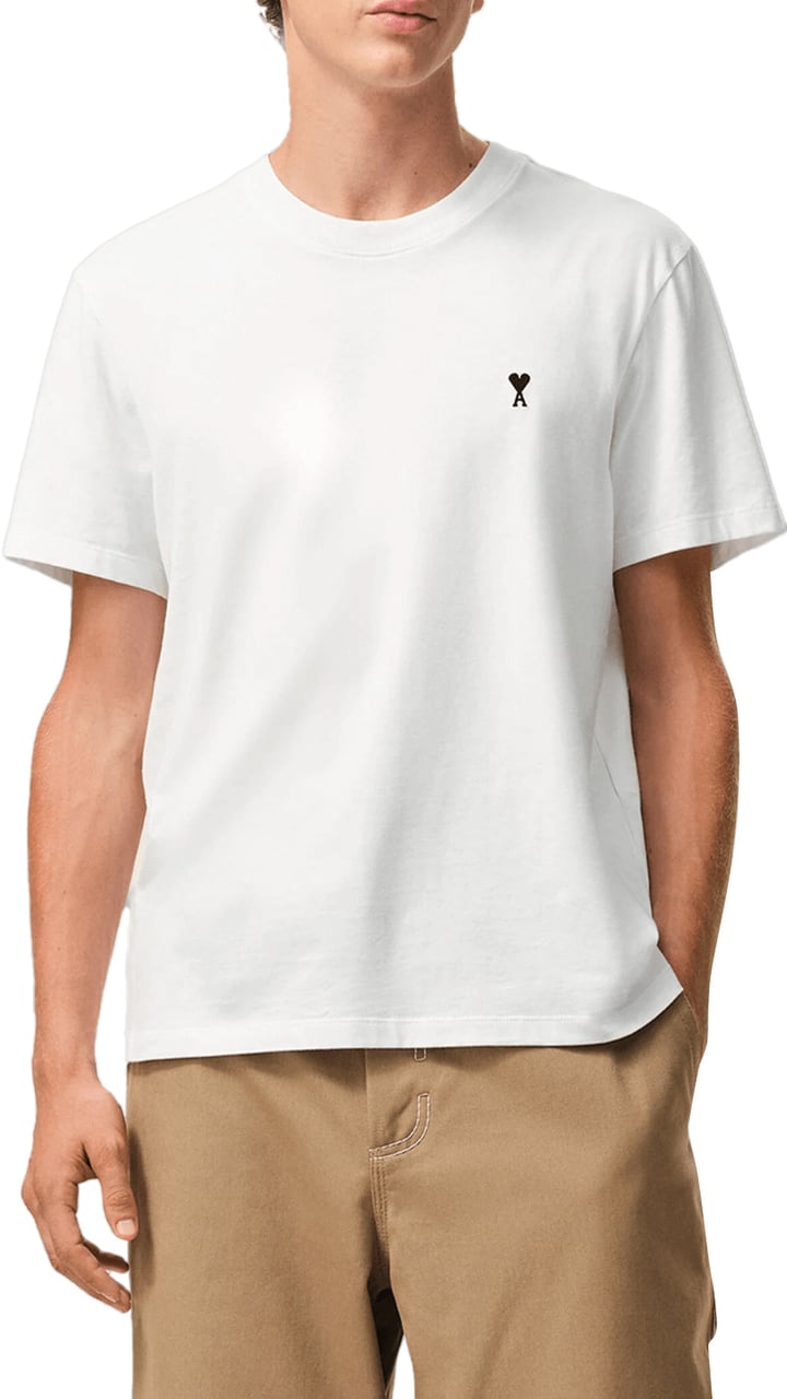 AMI Paris T-shirt ADC wit Wit