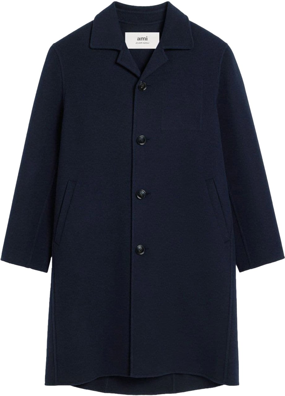 AMI Paris Coats Blue Blauw