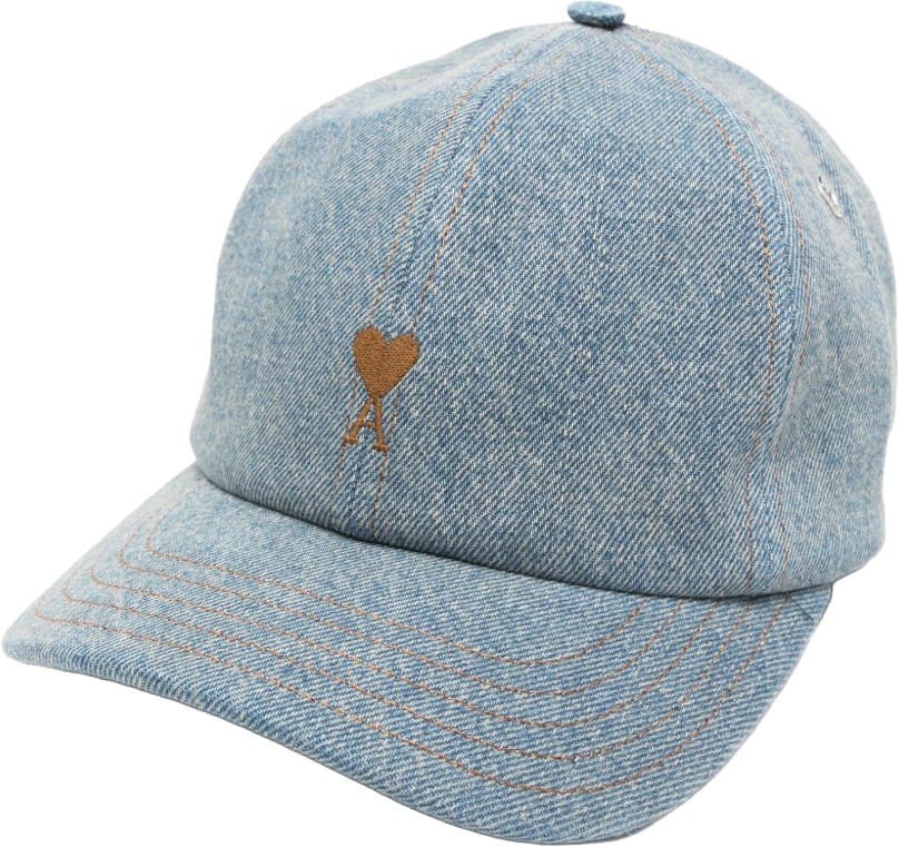 AMI Paris Hats Clear Blue Blauw