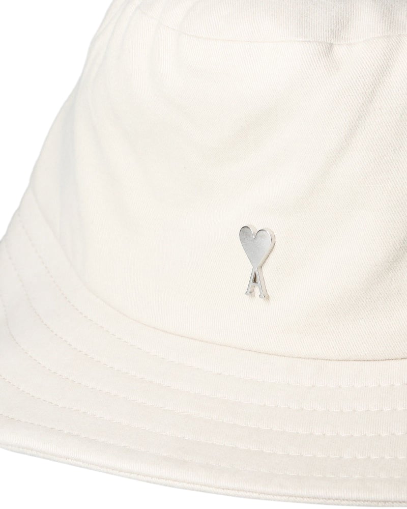 AMI Paris ADC Bucket Hat Chalk Grijs
