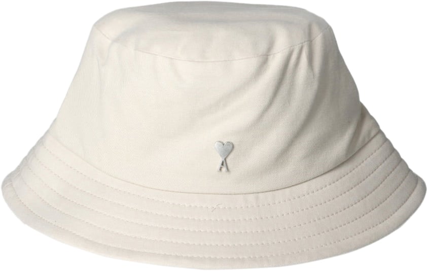 AMI Paris ADC Bucket Hat Chalk Grijs