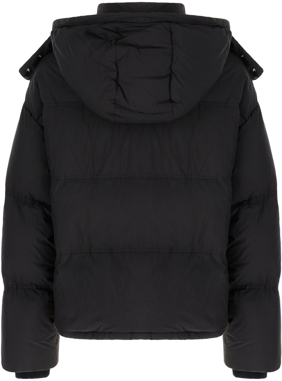 AMI Paris AMI Paris Black nylon down jacket Zwart