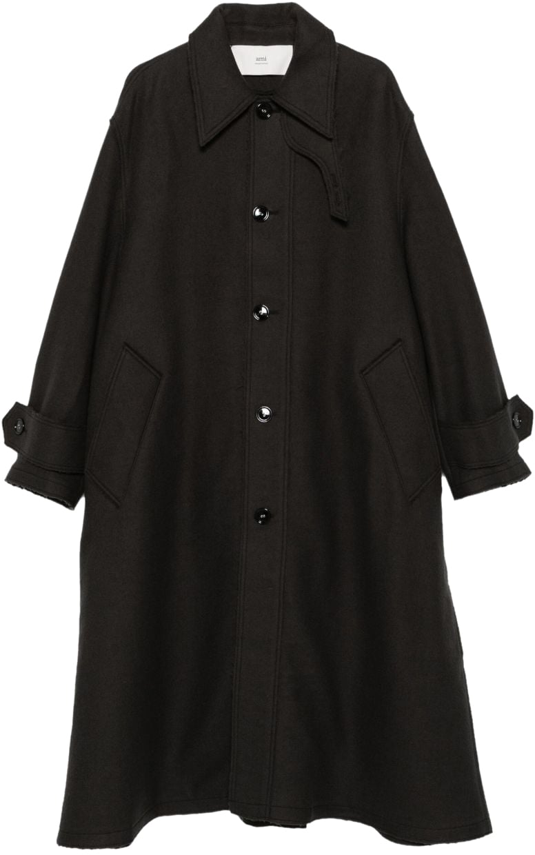 AMI Paris Coats Grey Grijs