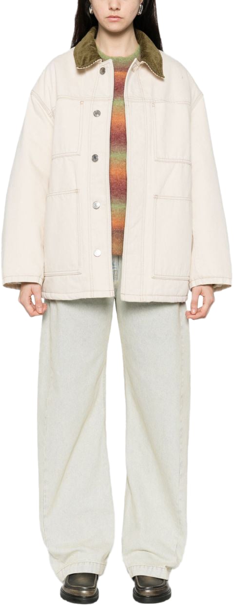 AMI Paris Coats Beige Beige