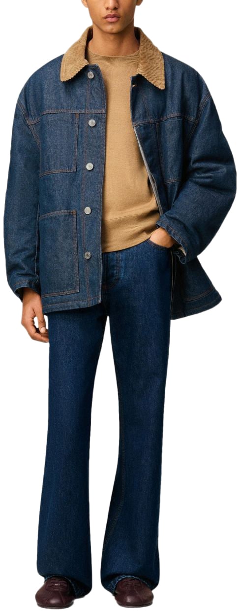 AMI Paris Coats Blue Blauw