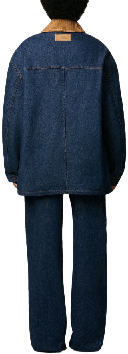 AMI Paris Coats Blue Blauw