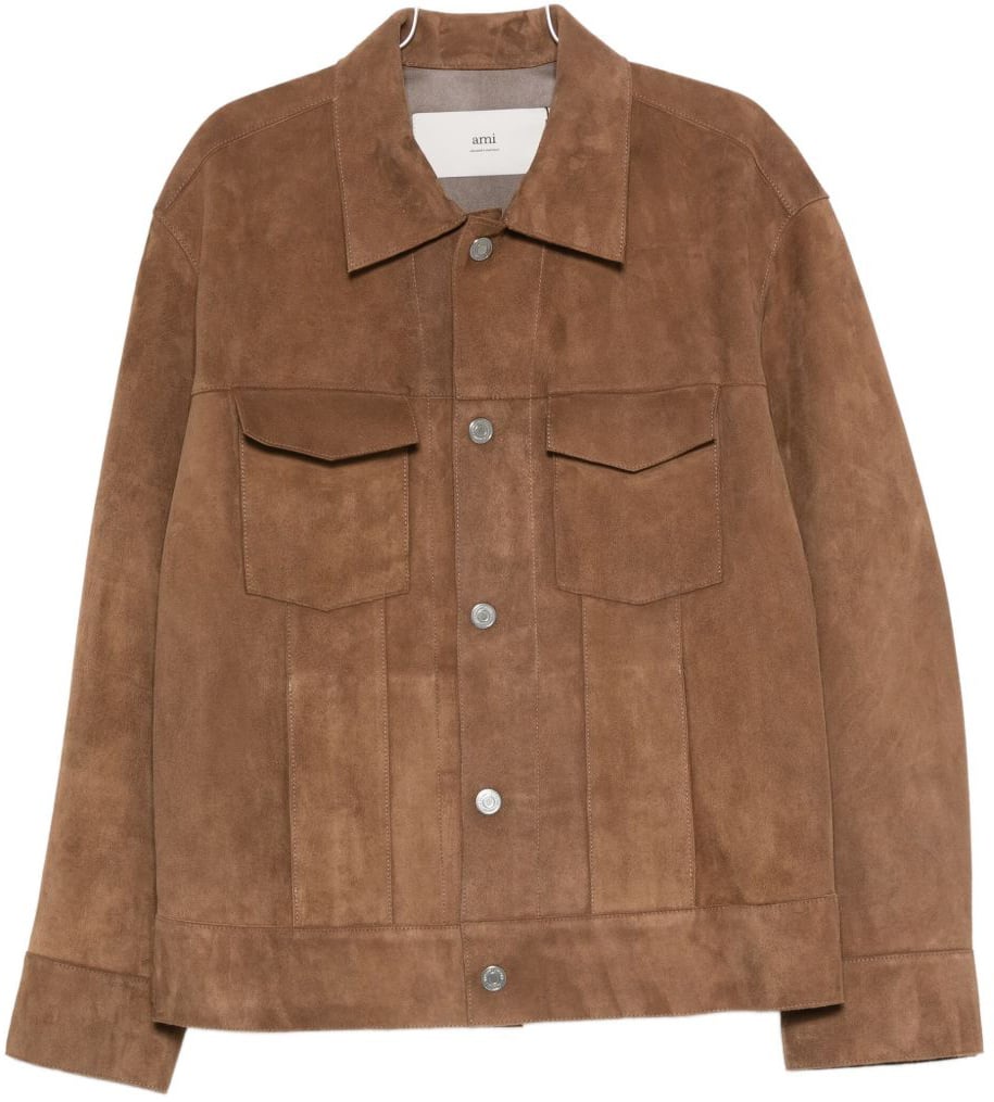 AMI Paris Jackets Brown Bruin