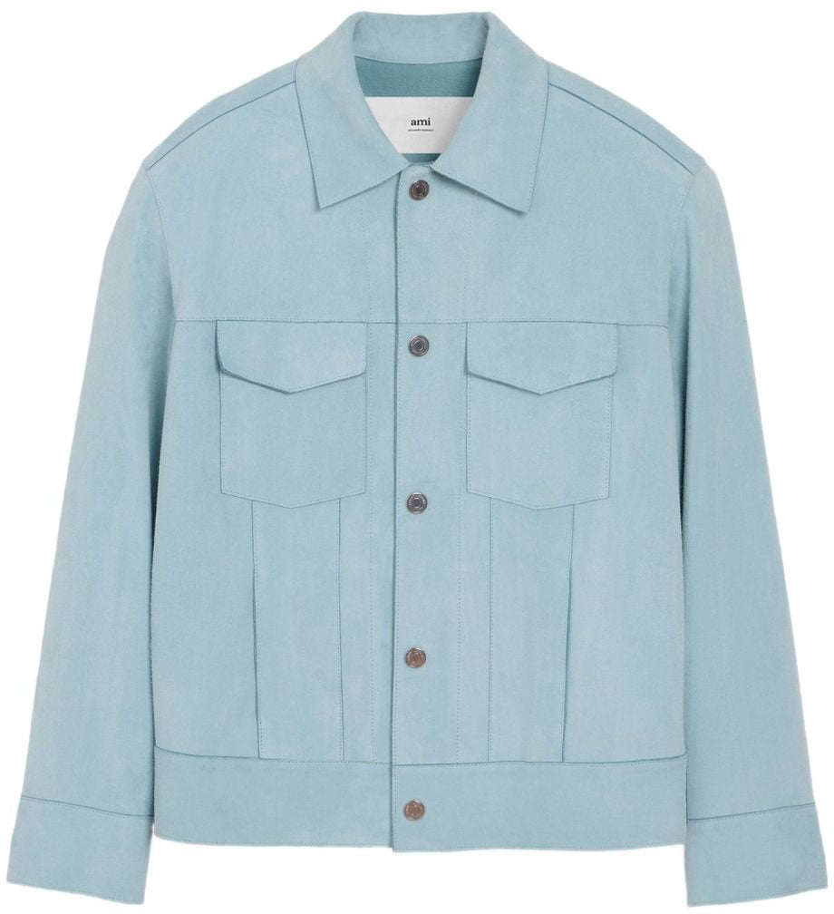 AMI Paris Jackets Clear Blue Blauw