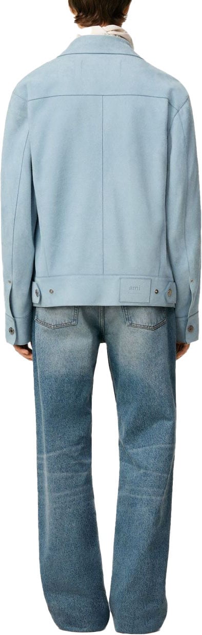 AMI Paris Jackets Clear Blue Blauw