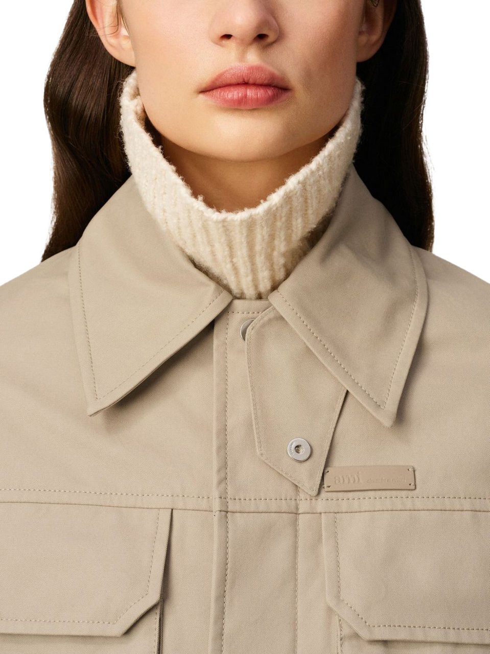 AMI Paris Jackets White Wit