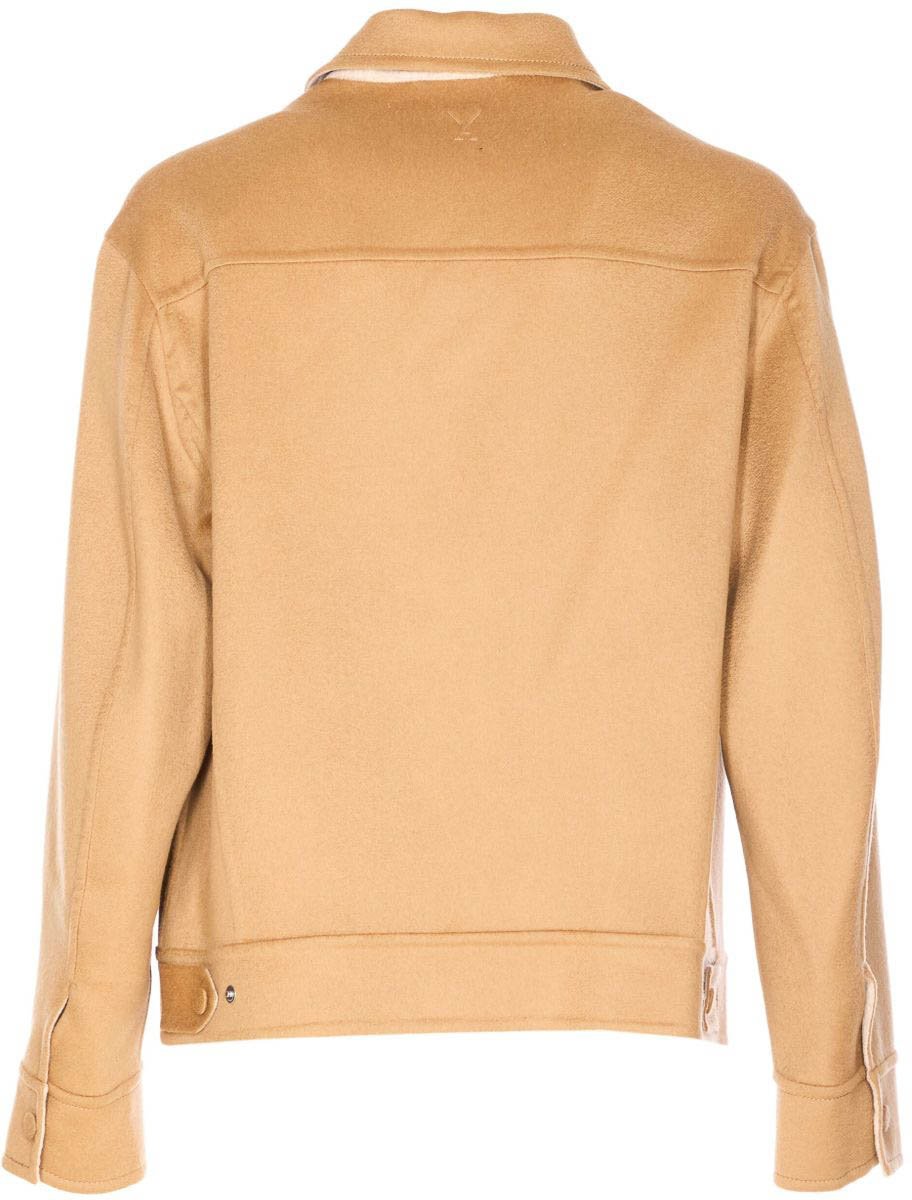 AMI Paris Jackets Beige Beige