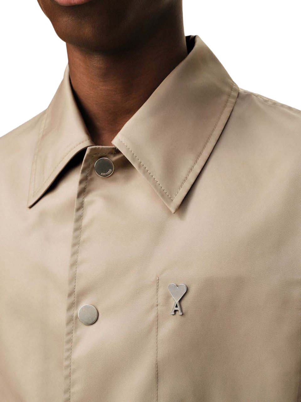 AMI Paris Jackets Beige Beige