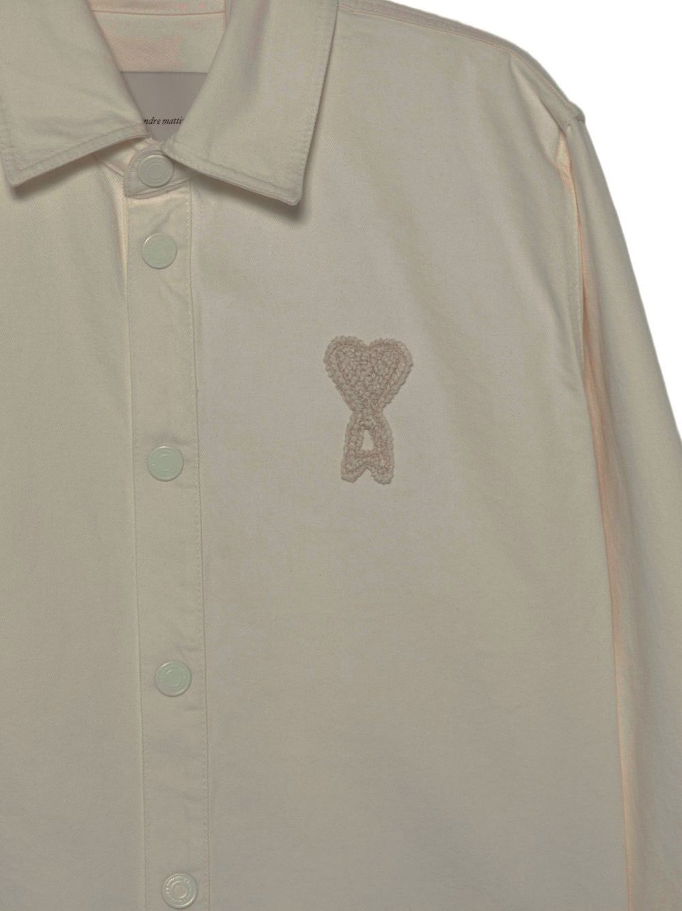 AMI Paris Shirts Beige Beige