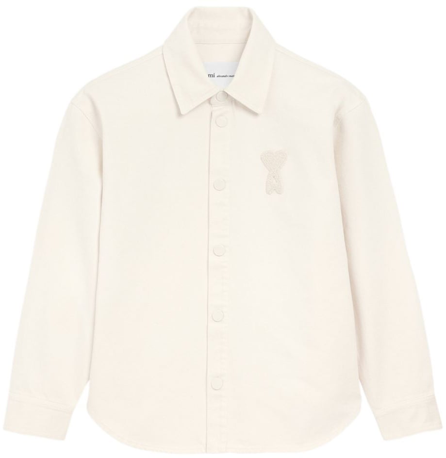 AMI Paris Sweaters Beige Wit