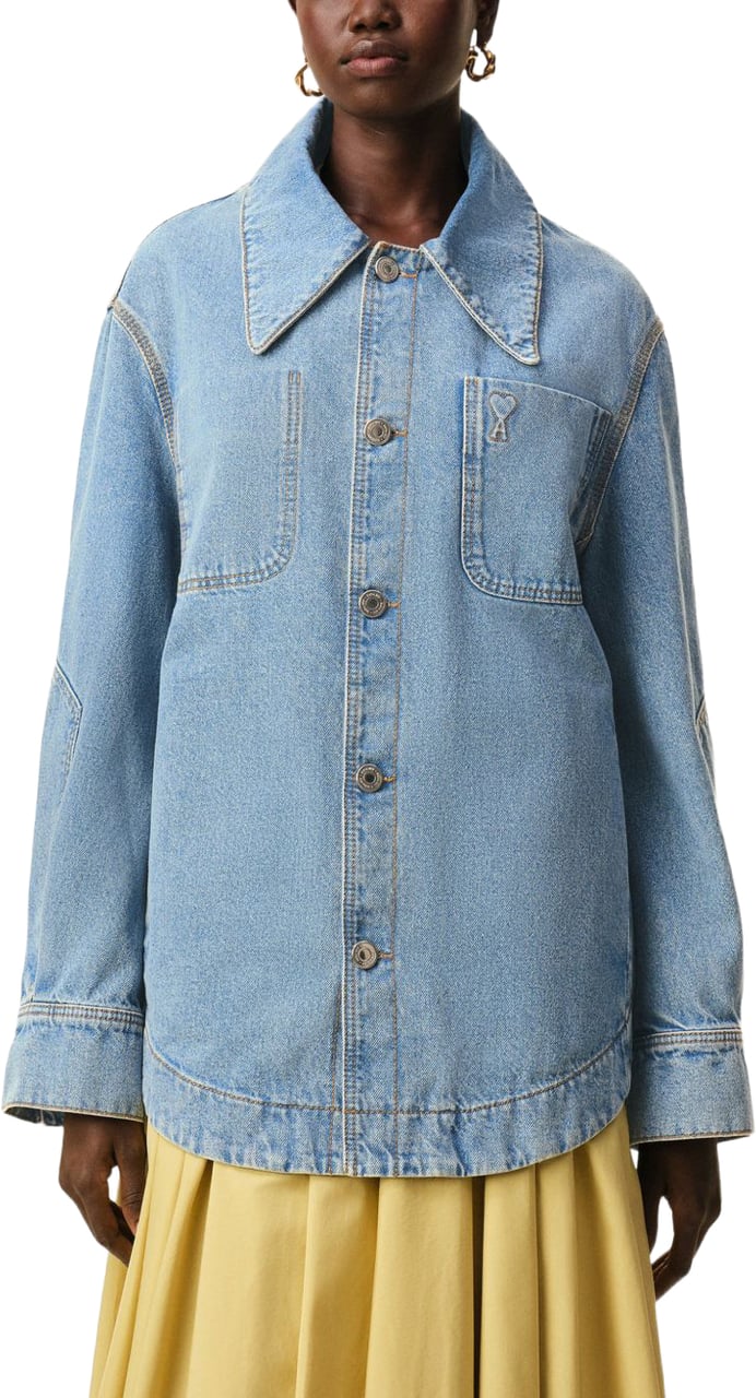 AMI Paris Jackets Blue Blauw