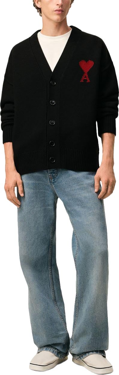 AMI Paris Sweaters Noir Zwart