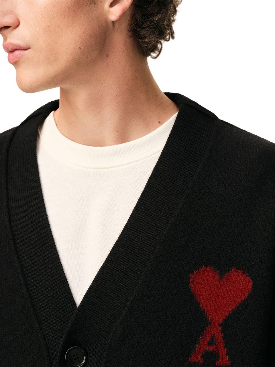 AMI Paris Sweaters Noir Zwart