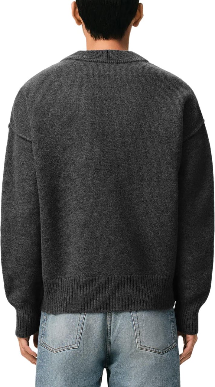 AMI Paris Sweaters Gris Donkergrijs