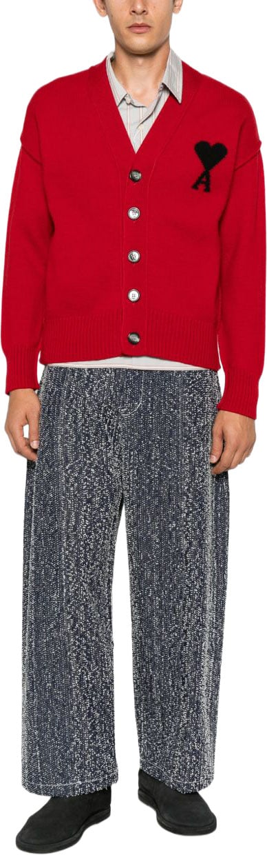 AMI Paris Sweaters Rouge Rood
