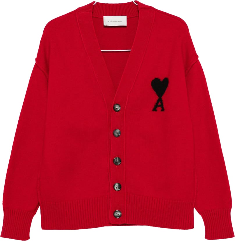 AMI Paris Sweaters Rouge Rood