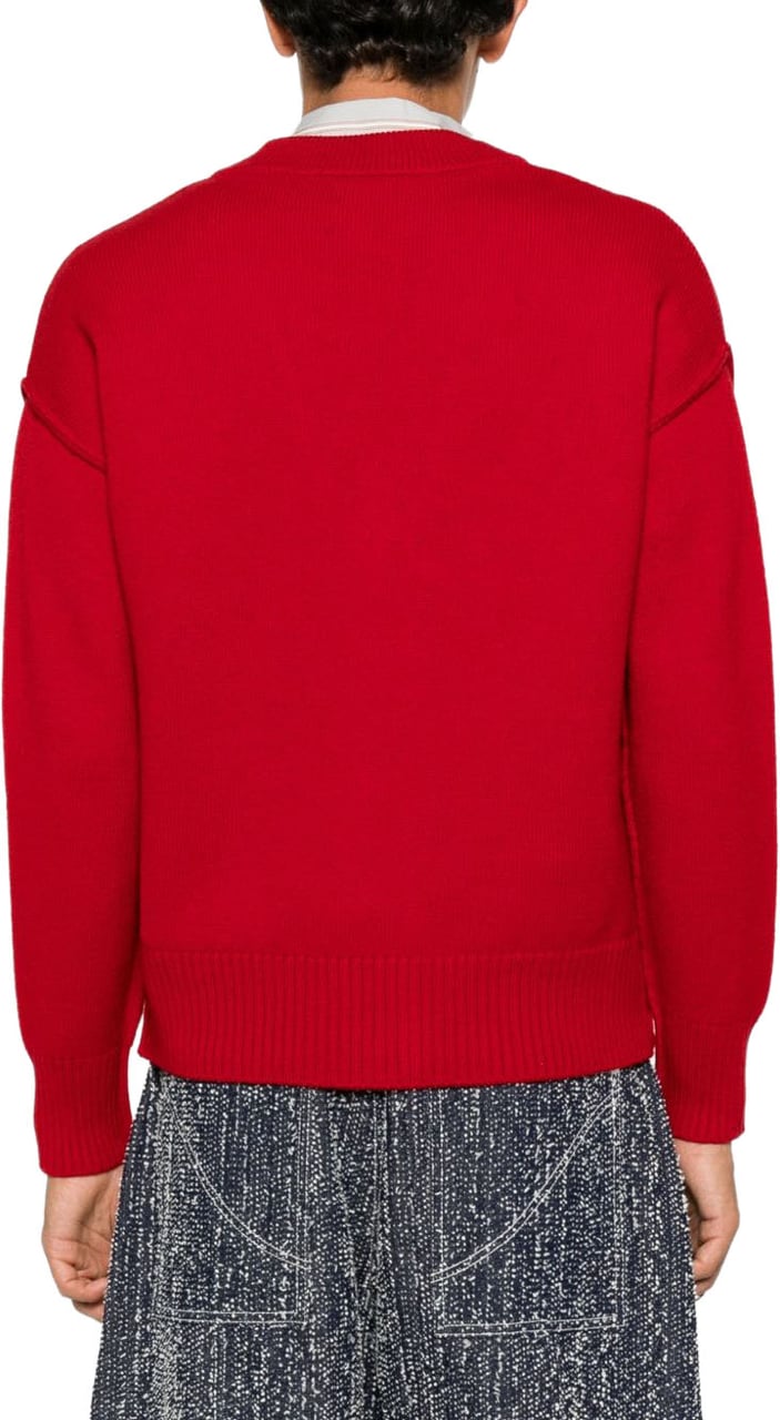 AMI Paris Sweaters Rouge Rood
