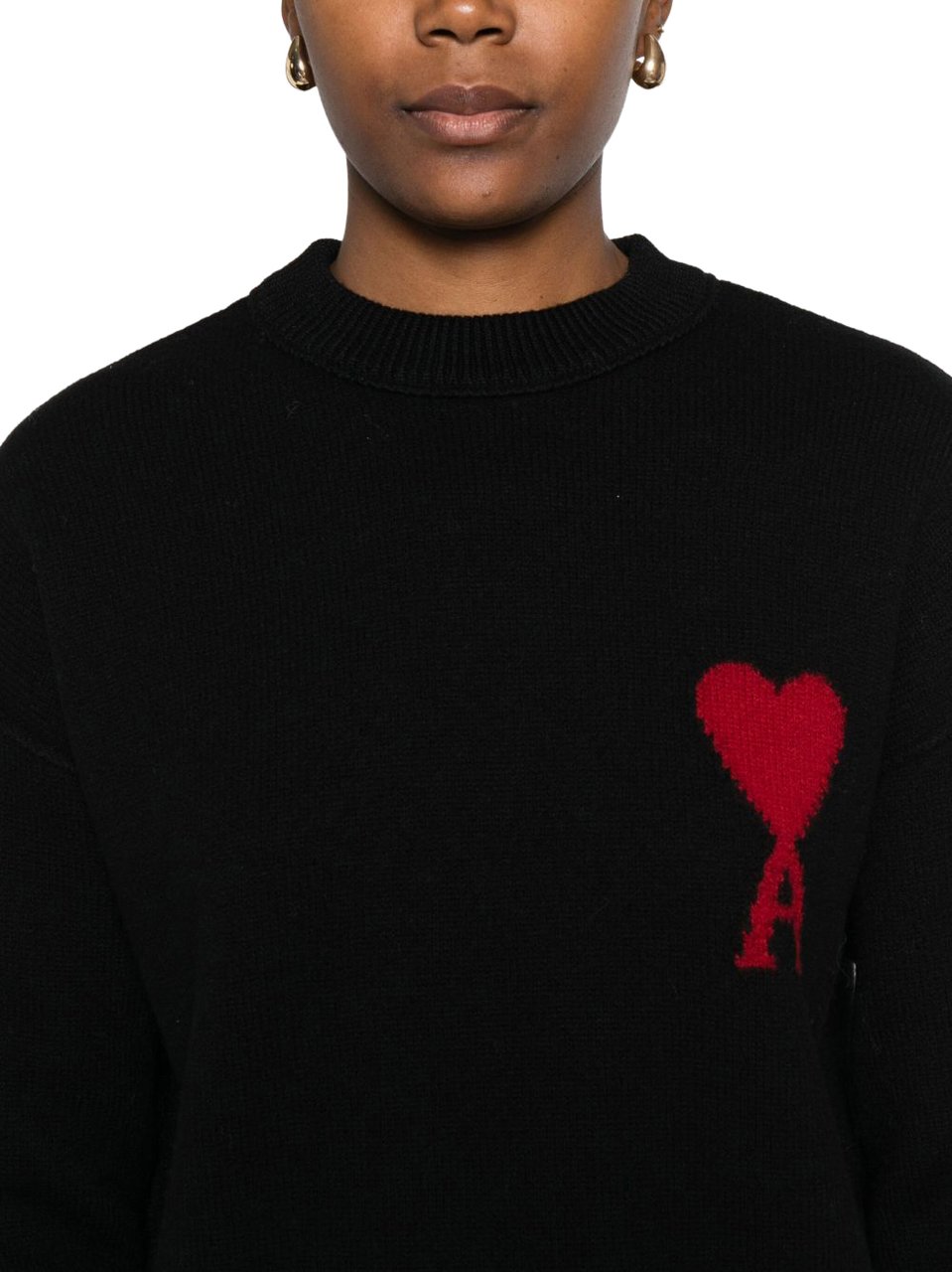 AMI Paris Sweaters Black Zwart