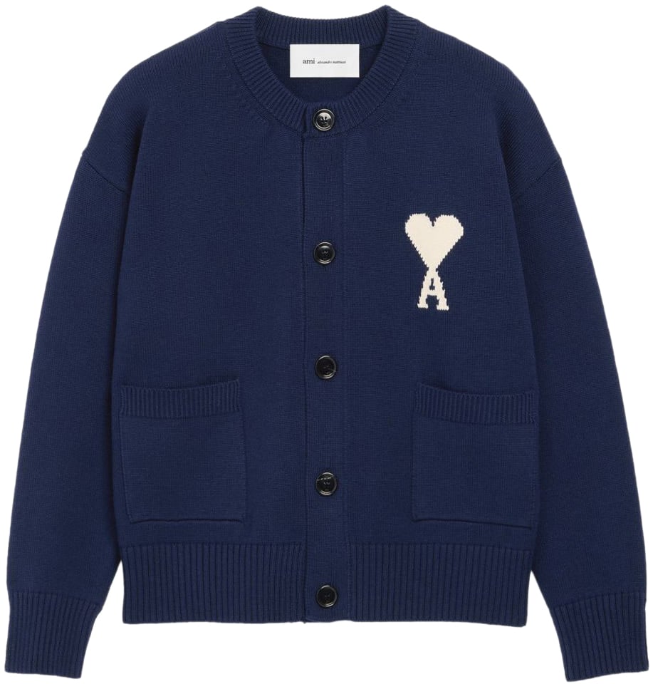 AMI Paris Sweaters Encre Navy