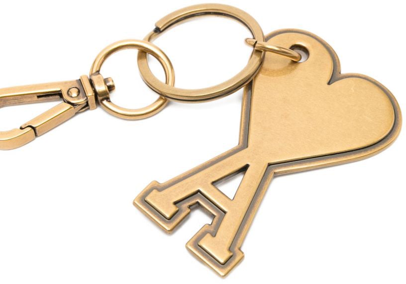 AMI Paris Keychains Golden Goud