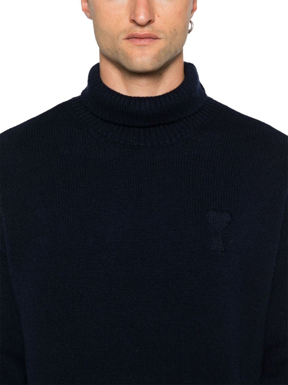 AMI Paris Sweaters Blue Blauw